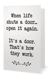 Open the Door - Greeting Card